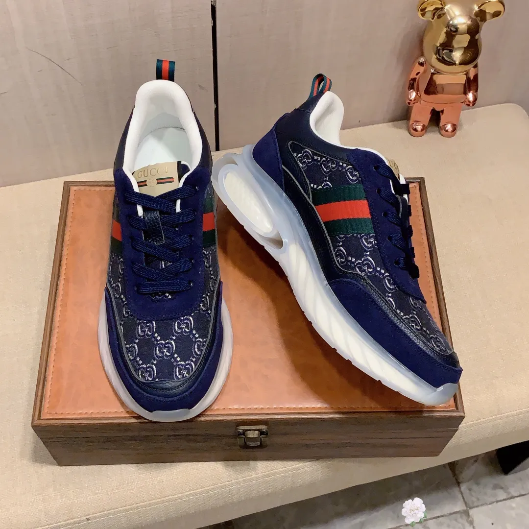 Men's men's shoes💰460💰💰🎩🎩[Lightning][Lightning] "Gucci*" The latest • popular casual shoes, top brand [seduce] luxury ~ purchasing agency, top ~ quality. [Strong] The upper is made of imported breathable cowhide with material ➕ breathable sheepskin feet (•) and fine workmanship. The original stylish and stylish soft rubber wear-resistant and non-slip outsole is light and comfortable on the feet. The real thing looks better when taken in real life. 013: code: 38-44, 4️⃣ colors